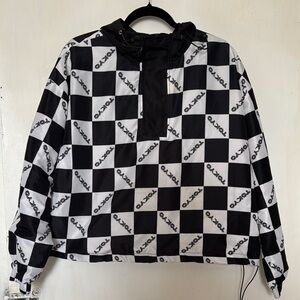 Forever 21 Monochrome Hooded Jacket